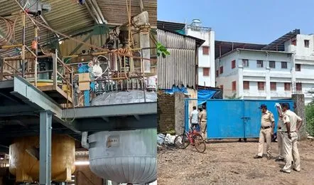 Gas leak from a chemical company's factory in Ambernath, Maharashtra