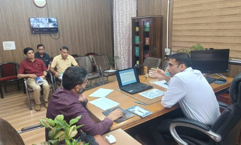 A detailed review of financial physical progress was conducted under the chairmanship of DM Savin Bansal.