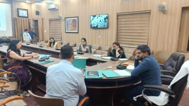 Interviews of applicants for SNCU nursing staff were conducted in the District Magistrate Office Auditorium.