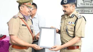 Farewell ceremony at Police Headquarters: Retirement felicitation ceremony of Inspector Ajay Singh Rawat and other police officers