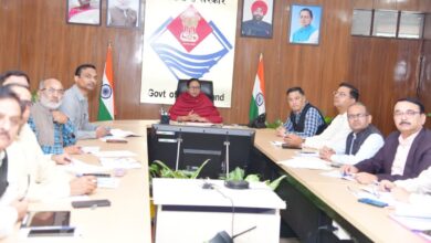 Expenditure Finance Committee meeting chaired by Chief Secretary Radha Raturi, discussion on setting up the first gas insulated substation in Badrinath