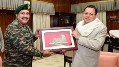 Dehradun: Major General Manoj Tiwari and Chief Minister Pushkar Singh Dhami met, discussed about Agnipath scheme