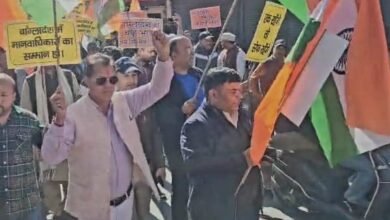 Dehradun: Public outrage rally organised against atrocities on Hindu minorities in Bangladesh