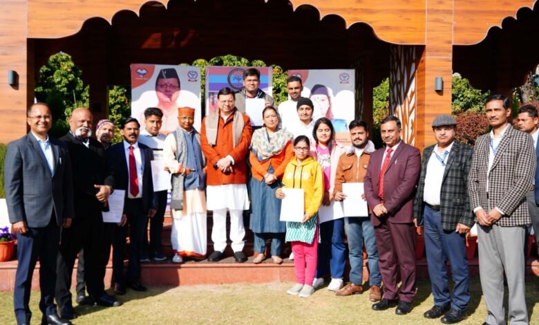Chief Minister Pushkar Singh Dhami handed over appointment letters to 45 newly selected candidates, wished the youth