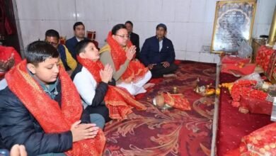 CM Pushkar Singh Dhami offered prayers at Surkanda Devi temple, took stock of preparations for winter yatra