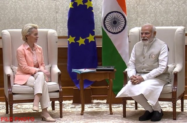 European Commission President Ursula von der Leyen on India visit