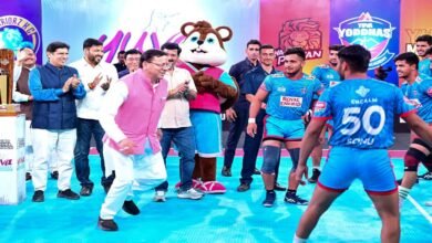 Haridwar: CM Dhami reached among Kabaddi players, said – Devbhoomi is now also a 'sports land'