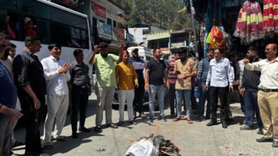 Anger erupted against Pakistan in Uttarakhand, protests held across the state over terrorist attack