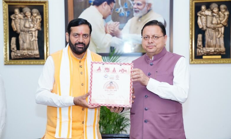 Haryana CM's visit to Uttarakhand, Gave a strong message on Kanwar Yatra, culture and education