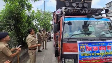 SSP did a field inspection of the security arrangements for Kanwar Yatra, gave strict instructions to the officers
