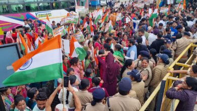 Public outrage roared on the demand of permanent capital in Gairsain