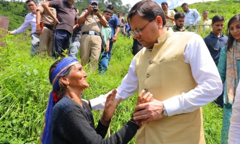 Pauri disaster victims will get special relief package, CM Dhami made a big announcement