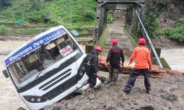 Nature's fury in Rudraprayag: Chenagad becomes a victim of devastation, Bindeshwar Mahadev temple also destroyed