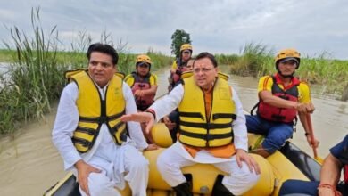 Flood wreaks havoc in Uttarakhand, CM Dhami took stock of the situation in Laksar and Khatima