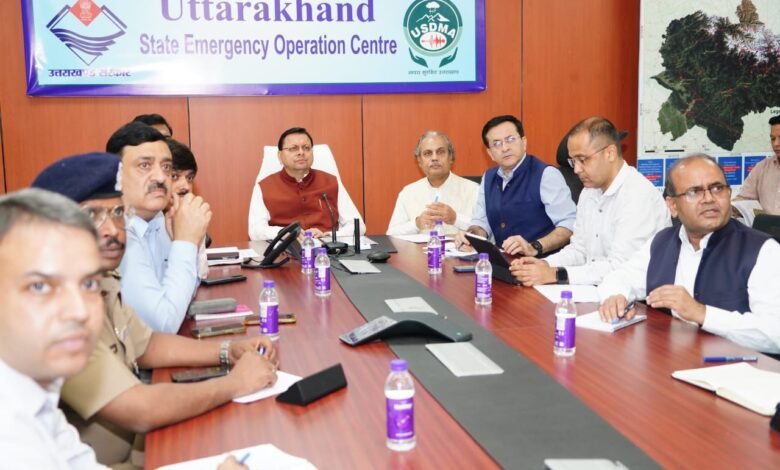 Rain wreaks havoc in Dehradun, CM Dhami takes charge from the disaster control room