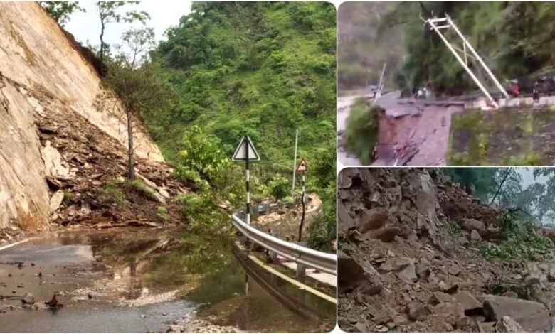 Clouds wreak havoc in Mussoorie, heavy rains bring normal life to a standstill