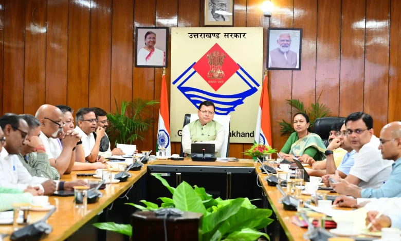Important meeting of CM Dhami on disaster management and Chardham Yatra