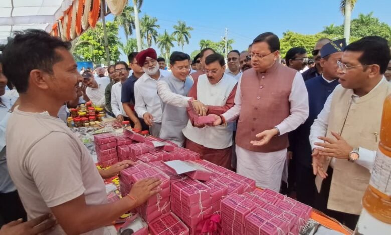 CM Dhami showcased schemes for the upliftment of farmers at the 118th All India Farmers Fair in Rudrapur