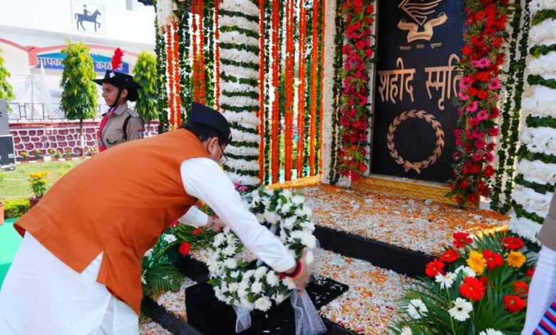 Chief Minister Dhami pays tribute on Police Memorial Day, honors martyr families – Police force to receive Silver Jubilee Medal