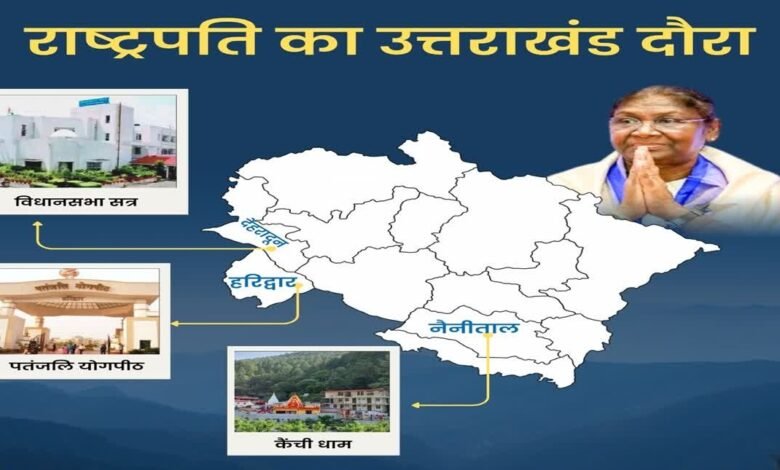 All preparations for President Draupadi Murmu's two-day visit to Nainital are complete, and the administration is on high alert.