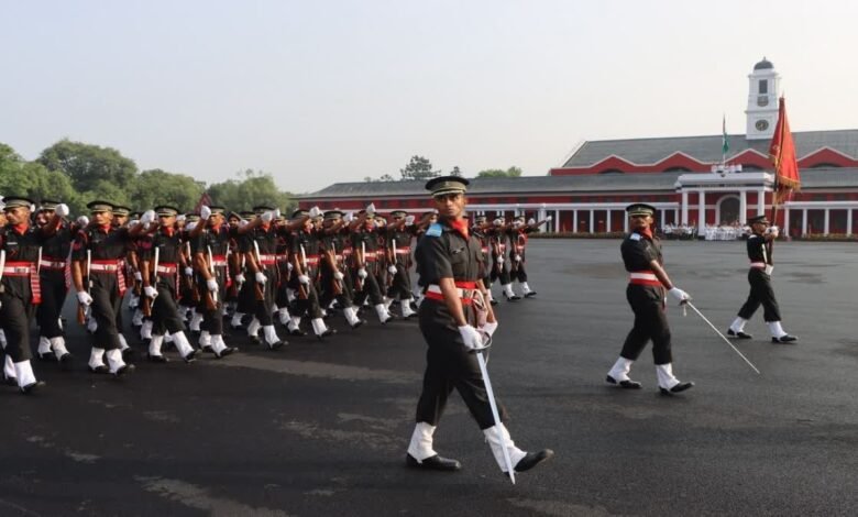 Preparations for the passing out parade at the Indian Military Academy are complete