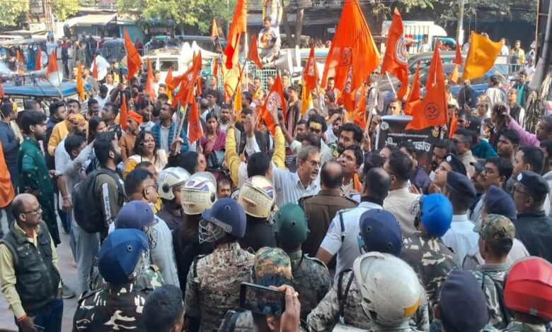 Protests were held in several Indian states against the brutal murder of Hindu minority member Dipu Chandra Das in Bangladesh.