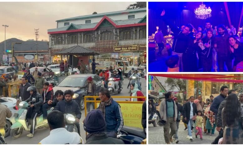 Mussoorie and Nainital were immersed in New Year celebrations, as the new year was welcomed with enthusiasm