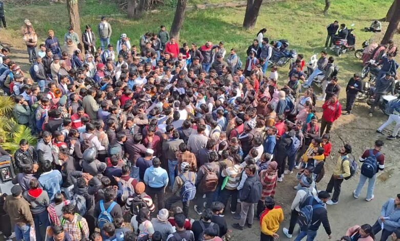 The job fair in Laksar received an overwhelming response, with thousands of young people trying their luck for employment opportunities.