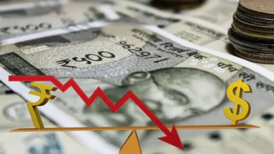 The rupee slipped past 91 against the dollar, with global uncertainty and foreign selling adding to concerns.