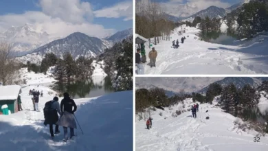 Snowfall in Uttarakhand becomes both an adventure and a challenge for tourists; avalanche alert issued in five districts.