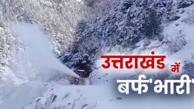 The weather changed dramatically overnight, with rain, hailstorms, and heavy snowfall disrupting life in Uttarakhand.