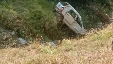 Tragic road accident in Almora: Car falls into a 300-meter deep gorge, driver dies.