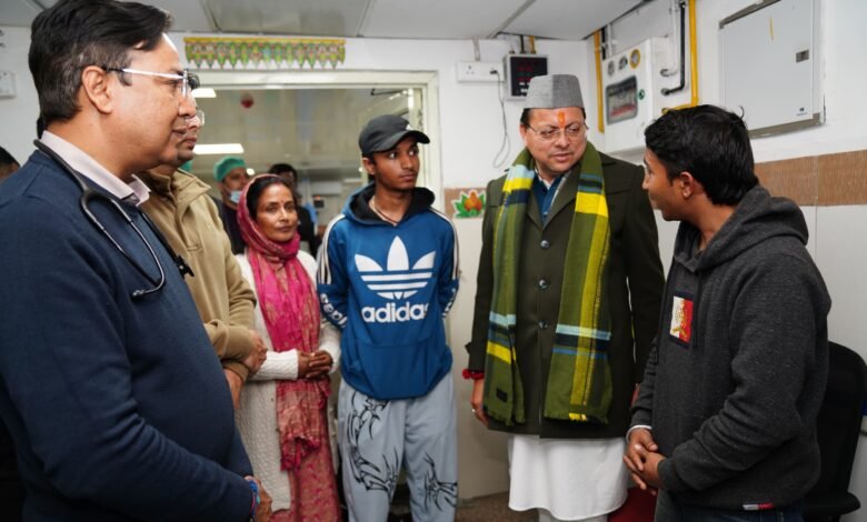 The changing weather has led to a surge in viral cases, with CM Dhami conducting a surprise late-night inspection at Doon Hospital.