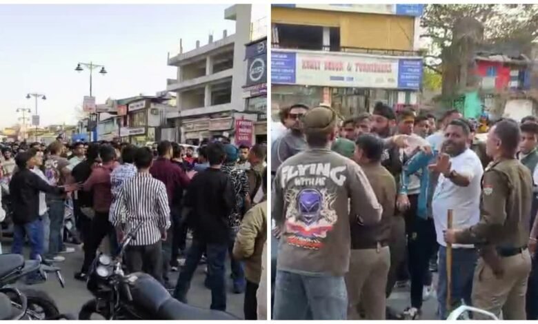 Chaos over Holi balloons on Chakrata Road in Dehradun, two groups fight and vandalize