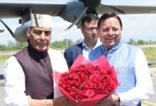 Rajnath Singh roared in Haldwani, saying CM Dhami is not only 'Dhaakad' but also 'Dhurandhar', the government's 4 years have been marked by 'foursome development'