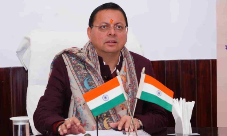 CM Dhami in Kashipur, the world is watching India's stance, gave a big message in Holi Milan