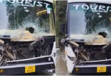 Yamunotri Bus Accident: Major Disaster Averted in Uttarkashi; Boulder Falls on Bus Near Hanuman Chatti—All Pilgrims Safe.