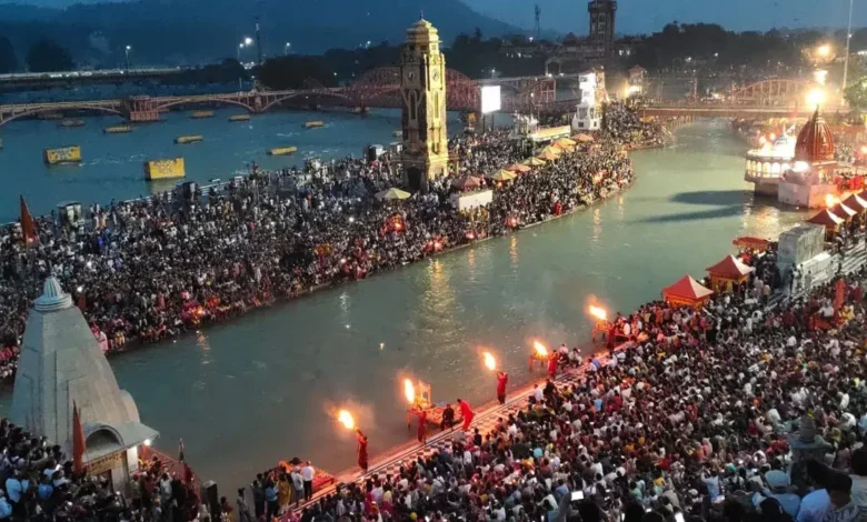Ganga Dussehra Haridwar: The Holy City Immersed in an Ocean of Faith; Ghats Resound with Chants of 'Har Har Gange'