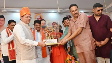 CM Dhami's Haridwar Visit: Dharamshala Inaugurated in Haridwar; Chief Minister Meets MLA Diwan Singh Bisht's Family in Ramnagar.