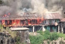 Wooden House Fire: Massive Blaze in Tharali, Chamoli; Wooden House Reduced to Ashes in Moments