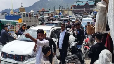 Mussoorie Traffic Jam: Massive Traffic Jam in Mussoorie on the Second Saturday; Vehicles Crawled for Four Kilometers.