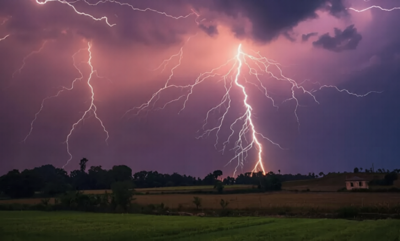 Uttarakhand Lightning Strike: Lightning Wreaks Havoc in Tungnath-Chopta; Over 50 Tourists Rescued!