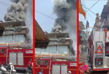 Paltan Bazaar Fire: A massive fire broke out in Dehradun's historic Paltan Bazaar, burning saree and lehenga showrooms to ashes.