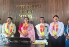 Tharali Nagar Panchayat: Three nominated members took the oath of office and secrecy, citing development and public service as their top priority.