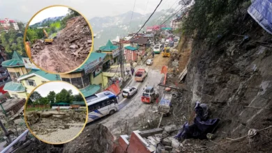 Heavy Rain Alert: 126 roads closed in Uttarakhand, 'Red Alert' issued; traffic stalled for hours on Shimla's Cart Road due to debris fall.