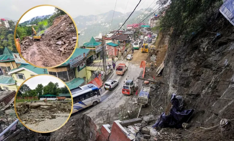 Heavy Rain Alert: 126 roads closed in Uttarakhand, 'Red Alert' issued; traffic stalled for hours on Shimla's Cart Road due to debris fall.