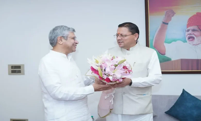 Uttarakhand Rail Projects: CM Dhami met the Railway Minister during his visit to Delhi and placed several major demands for Uttarakhand.