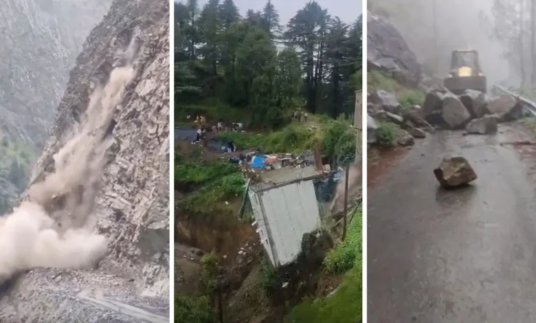 Uttarakhand-Himachal Landslide News: House collapses due to rain in Tehri; landslides wreak havoc in Himachal—roads closed, thousands affected.