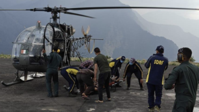 Uttarakhand Rain Alert: Helicopter rescue operation for trekkers stranded in Uttarakhand