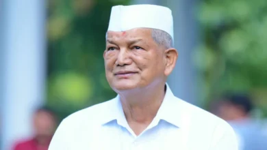 Harish Rawat during his return and road show in Uttarakhand